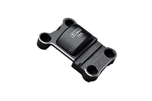 Levigo RC Aluminiumlegierung obere hintere Diff-Abdeckung für TRAXXAS-1/5 X-MAXX 6S/8S MONSTER TRUCK, RC Achse Diff-Abdeckung Upgrade-Teile für TRAXXAS 1/6 4WD XRT 8S von Levigo
