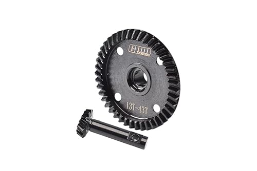 Levigo RC Stahl 13/43T Vorne Hinten Ring Getriebe Differentialgetriebe Für LOSI 1/8 LMT SOLID ACHSE 4WD LOS04021/22/24, RC Upgrade Teile Stirnradgetriebe Differential Schneckengetriebe Levigo RC Stahl 13/43T Vorne Hinten Ring Getriebe Differentialgetriebe Für LOSI 1/8 LMT SOLID ACHSE 4WD LOS04021/22/24, RC Upgrade Teile Stirnradgetriebe Differential Schneckengetriebe von Levigo