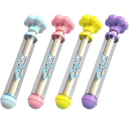 Feuerwerk Wasserpistole, 4 Stück Feuerwerks Wassersprüh Spielzeug, Interaktives Poolspielzeug Wasserpistole Mit Feuerwerkseffekt Für Outdoor Pool Beach Outdoor Kampfspielzeug(Type C) von LexTex