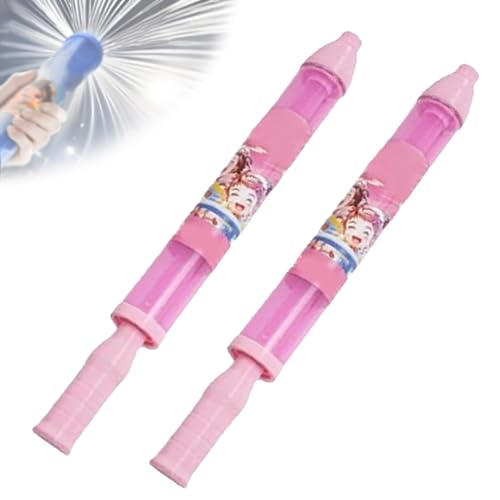 Feuerwerk-Wasserpistole for Kinder, Feuerwerk-Wasserspritzpistole mit großer Reichweite bei Nacht, interaktive Spritzpistole for Poolspielzeug, Spaß am Strand und Spielplatz, Ausziehbares Sprinkler-Sp von LexTex