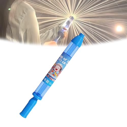 Feuerwerks-Wasserpistole, Feuerwerks-Wasserspritze, romantisches Wassersprühspielzeug im Feuerwerksstil for Paare, Familien, Hochdruckspray, ideal for Baden, for den Pool und Partyunterhaltung(Blue) von LexTex