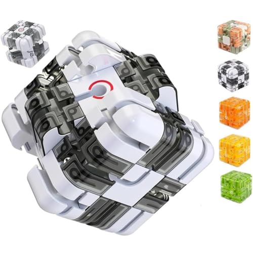 Großes Labyrinth, 3D-Puzzle, Labyrinthwürfel – Spannendes Denkspiel, Puzzle Mit Hohem Schwierigkeitsgrad, 3D-Zauberwürfel-Labyrinthball-Puzzles – Gehirntrainingsspielzeug(Style C,1 PC) von LexTex