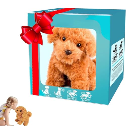 LexTex Realistischer Roboterhund, mein realistischer Roboterwelpe, Spazierengehen, Bellen, Schwanzwedelroboter, Hunde, die sich wie echte Hunde verhalten, intelligenter lebensechter interaktiver LexTex Realistischer Roboterhund, mein realistischer Roboterwelpe, Spazierengehen, Bellen, Schwanzwedelroboter, Hunde, die sich wie echte Hunde verhalten, intelligenter lebensechter interaktiver von LexTex