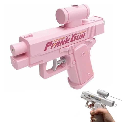 LexTex Rückwärts-Wasserpistole, Streich-Zweiwege-Wasserpistole, Skurriler Trick-Wasserpistolen for Freunde, Unerwartete Wendung(Pink) von LexTex