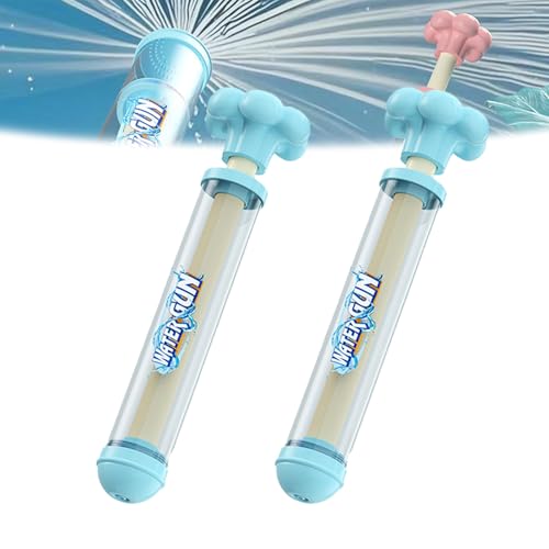 LexTex Wasser-Feuerwerk-Spielzeug, Feuerwerk-Wasserpistole, Hochdruck-Sprinkler-Sprühspielzeug, Wasserspritzpistole Im Romantischen Feuerwerk-Stil for Partys, Interaktive Spiele(2*Blue) von LexTex