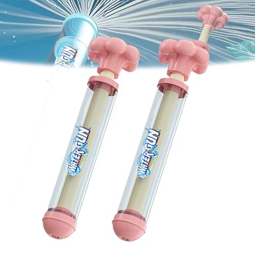 LexTex Wasser-Feuerwerk-Spielzeug, Feuerwerk-Wasserpistole, Hochdruck-Sprinkler-Sprühspielzeug, Wasserspritzpistole Im Romantischen Feuerwerk-Stil for Partys, Interaktive Spiele(2*Pink) von LexTex