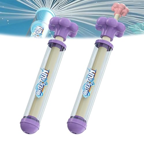 LexTex Wasser-Feuerwerk-Spielzeug, Feuerwerk-Wasserpistole, Hochdruck-Sprinkler-Sprühspielzeug, Wasserspritzpistole Im Romantischen Feuerwerk-Stil for Partys, Interaktive Spiele(2*Purple) von LexTex