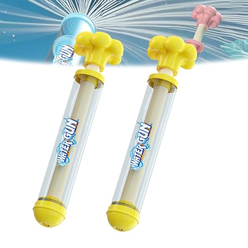 LexTex Wasser-Feuerwerk-Spielzeug, Feuerwerk-Wasserpistole, Hochdruck-Sprinkler-Sprühspielzeug, Wasserspritzpistole Im Romantischen Feuerwerk-Stil for Partys, Interaktive Spiele(2*Yellow) von LexTex