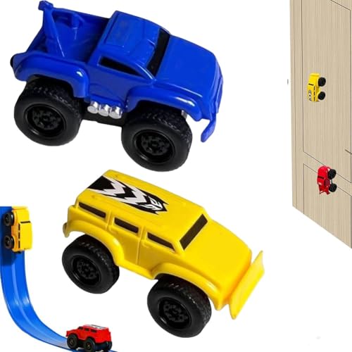 Magnetisches Wandkletterspielzeugauto, Emboadlie Anti-Schwerkraft-Wandkletterspielzeugauto Mit Magnetischer Bahn, Trägheitsmagnetschwebeautos, Die an Wänden Und Decken Fahren, Sanfteres Klettern(Blue+ Magnetisches Wandkletterspielzeugauto, Emboadlie Anti-Schwerkraft-Wandkletterspielzeugauto Mit Magnetischer Bahn, Trägheitsmagnetschwebeautos, Die an Wänden Und Decken Fahren, Sanfteres Klettern(Blue+ von LexTex
