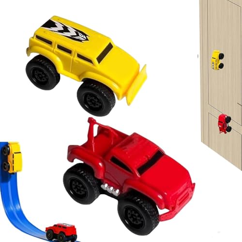 Magnetisches Wandkletterspielzeugauto, Emboadlie Anti-Schwerkraft-Wandkletterspielzeugauto Mit Magnetischer Bahn, Trägheitsmagnetschwebeautos, Die an Wänden Und Decken Fahren, Sanfteres Klettern(Red+Y Magnetisches Wandkletterspielzeugauto, Emboadlie Anti-Schwerkraft-Wandkletterspielzeugauto Mit Magnetischer Bahn, Trägheitsmagnetschwebeautos, Die an Wänden Und Decken Fahren, Sanfteres Klettern(Red+Y von LexTex