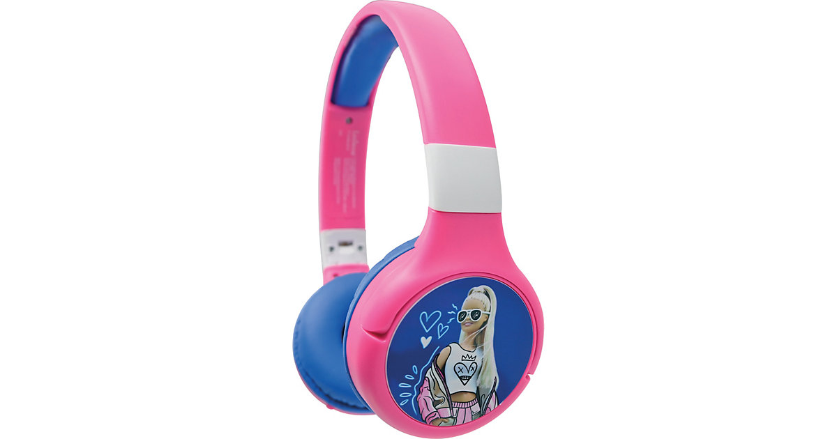 Barbie 2in1 Bluetooth®- Kopfhörer mit Kabelanschluss rosa Modell 1 von Lexibook