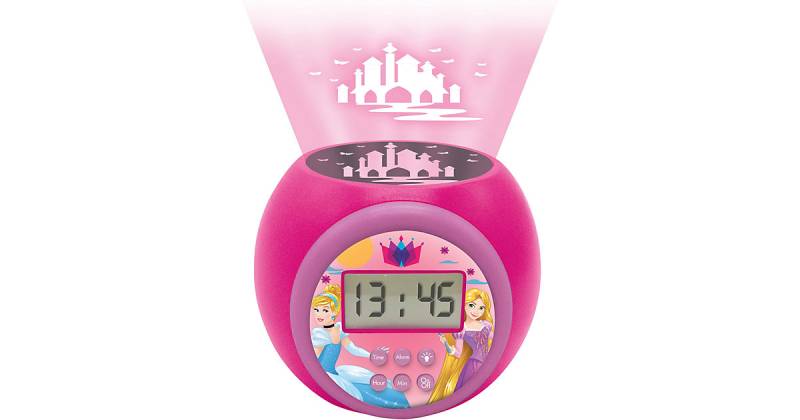 Disney Princess Wecker mit Projektion pink von Lexibook