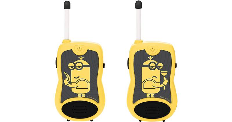 Ich, einfach unverbesserlich Walkie Talkie bis zu 100 m Reichweite mit Gürtelclip schwarz/gelb von Lexibook