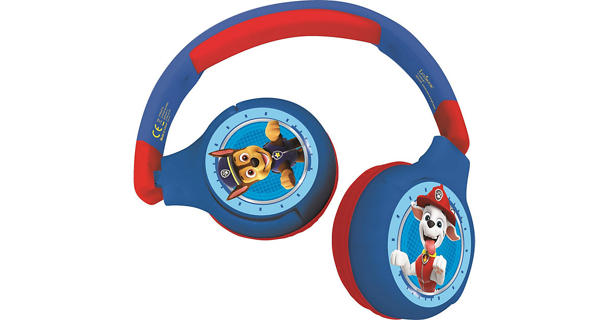 Komfortable kabelose Bluetooth Kopfhörer Kinder Paw Patrol blau-kombi Kleinkinder Komfortable kabelose Bluetooth Kopfhörer Kinder Paw Patrol blau-kombi Kleinkinder von Lexibook