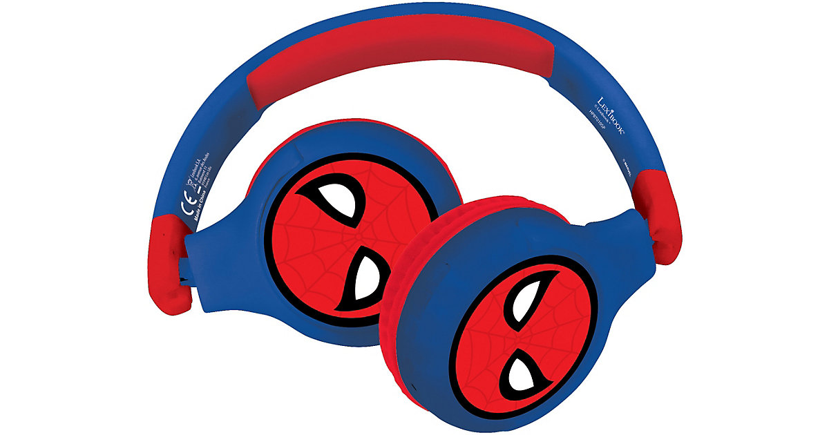 Komfortable kabelose Bluetooth Kopfhörer Kinder Spiderman blau Modell 1 Kinder Komfortable kabelose Bluetooth Kopfhörer Kinder Spiderman blau Modell 1 Kinder von Lexibook