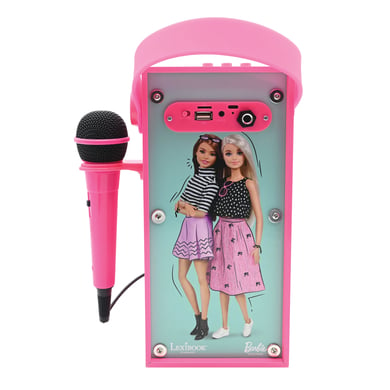 LEXIBOOK Barbie tragbarer Bluetooth®-Lautsprecher mit Mikrofon und tollen Lichteffekten von Lexibook