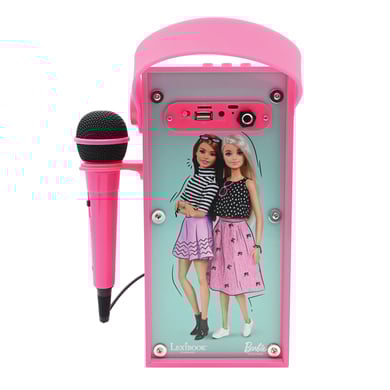 LEXIBOOK Barbie tragbarer Bluetooth®-Lautsprecher mit Mikrofon und tollen Lichteffekten von Lexibook