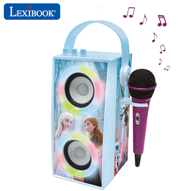 LEXIBOOK Disney Die Eiskönigin tragbarer Bluetooth®-Lautsprecher mit Mikrofon und tollen Lichteffekten von Lexibook