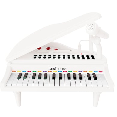 LEXIBOOK Mein erster Flügel - 32 Tasten Piano mit Mikrofon zum Singen von Lexibook