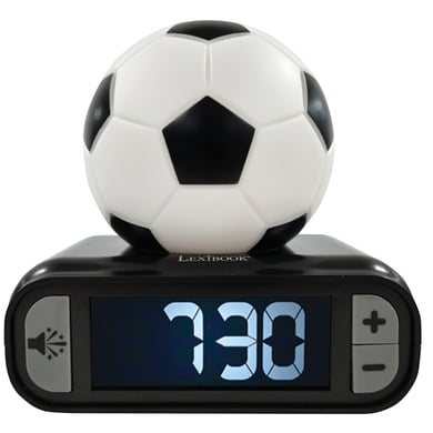 LEXIBOOK Fussball Wecker mit 3D Nachtlicht-Figur von Lexibook