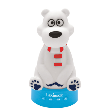 LEXIBOOK Polarbär 3D Nachtlicht und Geschichtenbär von Lexibook