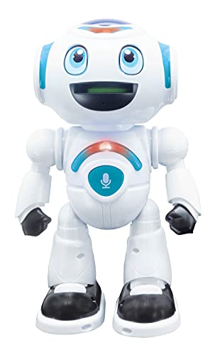 LEXIBOOK Powerman Master Intelligent und interaktiv, DASS er Nicht geistig für Crianças que Dançam Musiktests von Animais Stem Programável Fernbedienung Boy Robô Junior, Blau von Lexibook