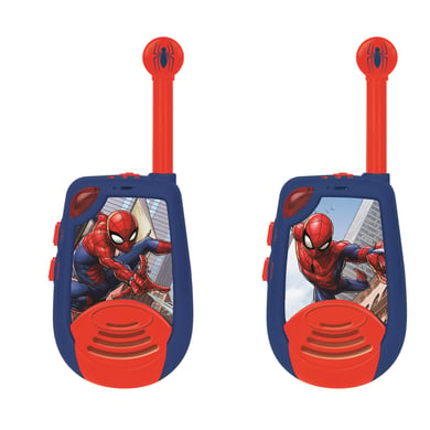 LEXIBOOK Spider-Man Walkie-Talkies bis zu 2km Reichweite mit Morse-Licht-Funktion und Gürtelclip von Lexibook