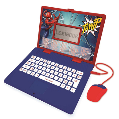 LEXIBOOK Spiderman Zweisprachiger Lernlaptop von Lexibook