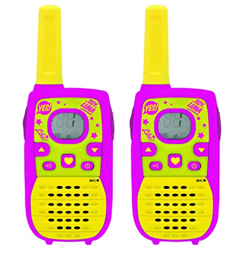 LEXIBOOK TW41SL Soy Luna Disney Digitale Walkie-Talkies, gelb von Lexibook