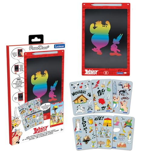 Lexibook, Astérix, Magische Schiefertafel, Künstlerisches und kreatives Spielzeug für Mädchen und Jungen, Mehrfarbige Zeichnungen, 28 cm Bildschirm, Inklusive 1 Stift und 6 Schablonen, Orange, CRT10AX Lexibook, Astérix, Magische Schiefertafel, Künstlerisches und kreatives Spielzeug für Mädchen und Jungen, Mehrfarbige Zeichnungen, 28 cm Bildschirm, Inklusive 1 Stift und 6 Schablonen, Orange, CRT10AX von Lexibook