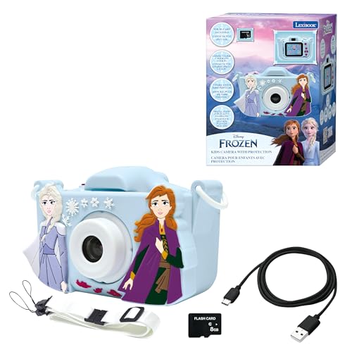 Lexibook, Die Eiskönigin, 4-in-1 Kamera für Kinder mit Schutz, Foto-, Video-, MP3- und Spielfunktionen, 15 Rahmen zur Personalisierung Ihrer Fotos, 8 GB Speicherkarte enthalten, DJ078FZ Lexibook, Die Eiskönigin, 4-in-1 Kamera für Kinder mit Schutz, Foto-, Video-, MP3- und Spielfunktionen, 15 Rahmen zur Personalisierung Ihrer Fotos, 8 GB Speicherkarte enthalten, DJ078FZ von Lexibook