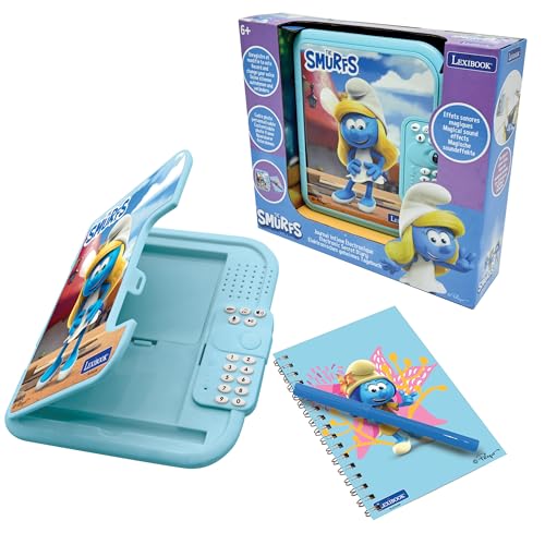 Lexibook, Die Schlümpfe, Schlümpfe elektronisches Tagebuch mit Stift und Notizbuch, interaktiv, Passwort, lustige Funktionen, Soundeffekte, Blau, SD50SF Lexibook, Die Schlümpfe, Schlümpfe elektronisches Tagebuch mit Stift und Notizbuch, interaktiv, Passwort, lustige Funktionen, Soundeffekte, Blau, SD50SF von Lexibook
