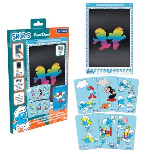 Lexibook, Die Schlümpfe Magische Schiefertafel, Künstlerisches Spielzeug für Mädchen und Jungen, Blau, CRT10SF Lexibook, Die Schlümpfe Magische Schiefertafel, Künstlerisches Spielzeug für Mädchen und Jungen, Blau, CRT10SF von Lexibook