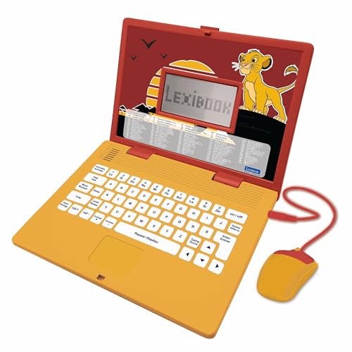 Lexibook, Disney Der König der Löwen, zweisprachiger Lerncomputer, Französisch/Englisch, Spielzeug für Kinder mit 124 Sprachen, Schreiben, Mathematik, Logik, Musikaktivitäten und Spielen, Gelb/Rot, Lexibook, Disney Der König der Löwen, zweisprachiger Lerncomputer, Französisch/Englisch, Spielzeug für Kinder mit 124 Sprachen, Schreiben, Mathematik, Logik, Musikaktivitäten und Spielen, Gelb/Rot, von Lexibook
