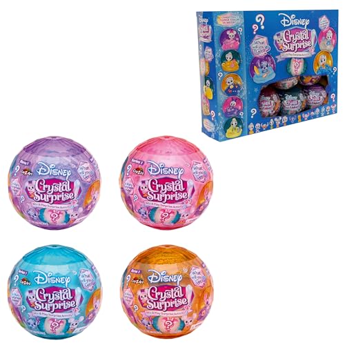 Lexibook, Disney Stitch, Disney Crystal Surprise Balls Serie 1, Lila Rosa Blau Orange, CRS1D von Lexibook