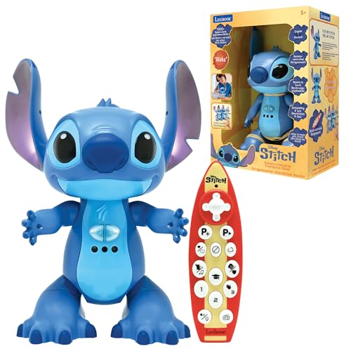 Lexibook, Disney Stitch, Interaktives Spielzeug Bilingue Englisch Deutsch, Gestensteuerung und Fernbedienung, Reagiert auf Berührung, Programmierbar, Zwei Geschwindigkeiten, Blau, STITCHi3 Lexibook, Disney Stitch, Interaktives Spielzeug Bilingue Englisch Deutsch, Gestensteuerung und Fernbedienung, Reagiert auf Berührung, Programmierbar, Zwei Geschwindigkeiten, Blau, STITCHi3 von Lexibook