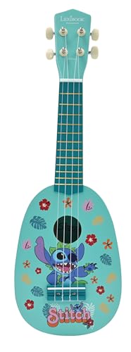 Lexibook, Disney Stitch, Meine erste Holz-Ukulele, 4 Nylonsaiten, 53 cm, inklusive Anleitung, Blau, K230D Lexibook, Disney Stitch, Meine erste Holz-Ukulele, 4 Nylonsaiten, 53 cm, inklusive Anleitung, Blau, K230D von Lexibook