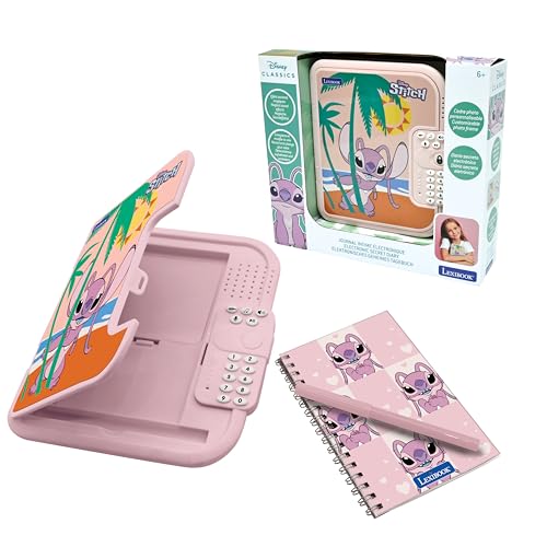 Lexibook, Disney Stitch, elektronisches Tagebuch Angel mit Stift und Notizbuch inklusive, interaktiv, Passwort, lustige Funktionen, Soundeffekte, Blau/Rosa, SD50D1 Lexibook, Disney Stitch, elektronisches Tagebuch Angel mit Stift und Notizbuch inklusive, interaktiv, Passwort, lustige Funktionen, Soundeffekte, Blau/Rosa, SD50D1 von Lexibook