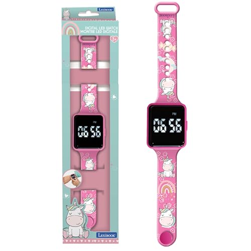 Lexibook, Unicornio, Reloj Digital, visualización de la Hora en 12 ó 24 Horas DMW060UNI von Lexibook