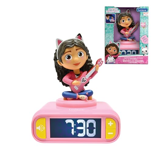 Lexibook, Gabby’s Dollhouse, Gabby Nachtlicht-Wecker, Klänge und Melodien, Hintergrundbeleuchteter LCD-Bildschirm, Leuchtend, Snooze, Rosa, RL800GDH Lexibook, Gabby’s Dollhouse, Gabby Nachtlicht-Wecker, Klänge und Melodien, Hintergrundbeleuchteter LCD-Bildschirm, Leuchtend, Snooze, Rosa, RL800GDH von Lexibook