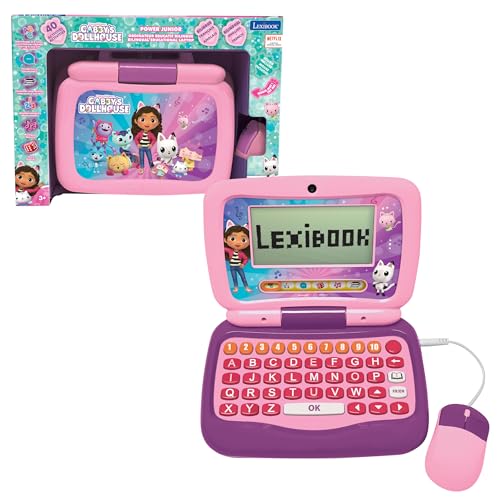 Lexibook, Gabby und das magische Haus, zweisprachiger Lern-Laptop, Französisch/Englisch, 40 Lernaktivitäten, JC398GDHi1 von Lexibook