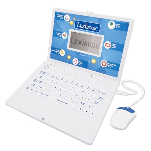 Lexibook, JC598i10 Lerncomputer, zweisprachig, Französisch/Niederländisch, Spielzeug für Kinder mit 124 Sprachen, Schreiben, Mathematik, Logik, Musik und Spiele, weiß/blau Lexibook, JC598i10 Lerncomputer, zweisprachig, Französisch/Niederländisch, Spielzeug für Kinder mit 124 Sprachen, Schreiben, Mathematik, Logik, Musik und Spiele, weiß/blau von Lexibook