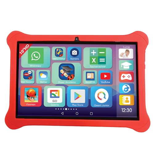 Lexibook, Lexipad® 10'' - Edutainment-Tablet, Powered by Android™, Entwickelt für die ganze Familie, Bildungs- und Spaßinhalte, Kindersicherung, TLN10DE von Lexibook
