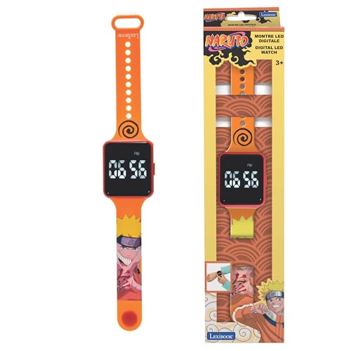 Lexibook, Naruto, Digitaluhr, 12-Stunden- oder 24-Stunden-Zeitanzeige, Orange, DMW060NA Lexibook, Naruto, Digitaluhr, 12-Stunden- oder 24-Stunden-Zeitanzeige, Orange, DMW060NA von Lexibook