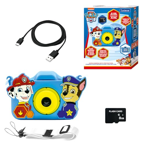Lexibook, Paw Patrol, 4-in-1 Kamera für Kinder mit Schutz, Foto-, Video-, MP3- und Spielfunktionen, 15 Rahmen zur Personalisierung deiner Fotos, 8 GB Speicherkarte enthalten, DJ078PA Lexibook, Paw Patrol, 4-in-1 Kamera für Kinder mit Schutz, Foto-, Video-, MP3- und Spielfunktionen, 15 Rahmen zur Personalisierung deiner Fotos, 8 GB Speicherkarte enthalten, DJ078PA von Lexibook