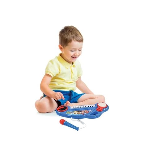 Lexibook, Paw Patrol, Elektronisches Klavier für Kinder mit Lichteffekten, Mikrofon, Schlagzeug, integriertem Lautsprecher, Demo-Tunes, DJ-Player, Blau/Rot, K704PA Lexibook, Paw Patrol, Elektronisches Klavier für Kinder mit Lichteffekten, Mikrofon, Schlagzeug, integriertem Lautsprecher, Demo-Tunes, DJ-Player, Blau/Rot, K704PA von Lexibook