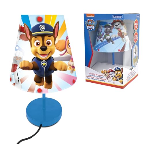 Lexibook, Paw Patrol, Nachttischlampe, Kinderschlafzimmerlampe mit Lampenschirm, Dekoratives Farblicht, LT010PA Lexibook, Paw Patrol, Nachttischlampe, Kinderschlafzimmerlampe mit Lampenschirm, Dekoratives Farblicht, LT010PA von Lexibook