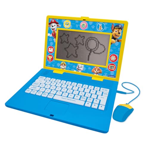 Lexibook, Paw Patrol, Zweisprachiger und pädagogischer Laptop Deutsch/Englisch, Spielzeug für Kinder, 170 Aktivitäten zum Lernen, Spiele und Musik, großer Bildschirm, Blau/gelb, JC599PAi3 Lexibook, Paw Patrol, Zweisprachiger und pädagogischer Laptop Deutsch/Englisch, Spielzeug für Kinder, 170 Aktivitäten zum Lernen, Spiele und Musik, großer Bildschirm, Blau/gelb, JC599PAi3 von Lexibook