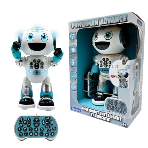 Lexibook, Powerman Advance, Ferngesteuerter Roboter, interaktives Spielzeug für Kinder, Gehen, Tanzen, spielt Musik, produziert und erzählt Geschichten, Lernquiz, programmierbar, ROB28FR Lexibook, Powerman Advance, Ferngesteuerter Roboter, interaktives Spielzeug für Kinder, Gehen, Tanzen, spielt Musik, produziert und erzählt Geschichten, Lernquiz, programmierbar, ROB28FR von Lexibook