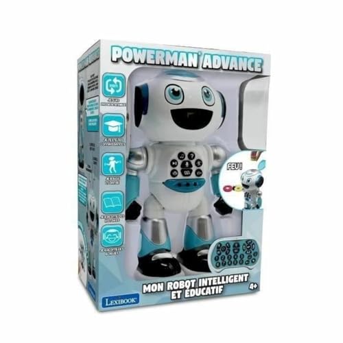 Lexibook, Powerman Advance Roboter mit Fernbedienung, interaktives und pädagogisches Spielzeug für Kinder, Spazierengehen, Tanzen, Musikspielen, produziert und erzählt Geschichten, Lernquiz, von Lexibook